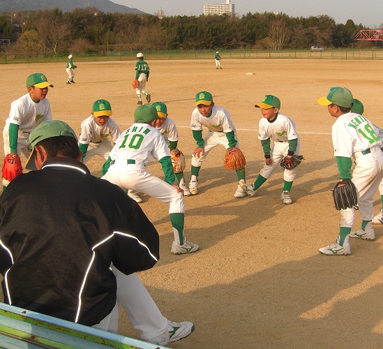 画像: 練習試合開始